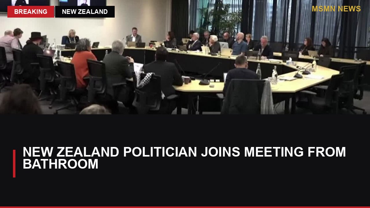 New Zealand Politician Joins Meeting from Bathroom: MSMN News — image from ANSA Italy